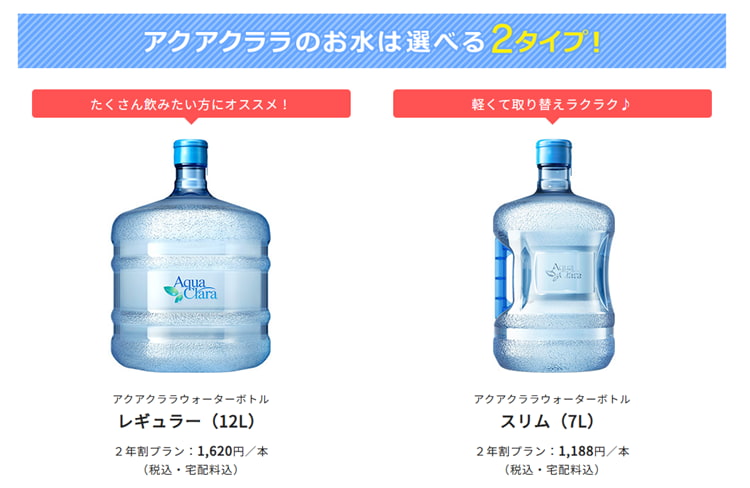 ボトルサイズは2種類
