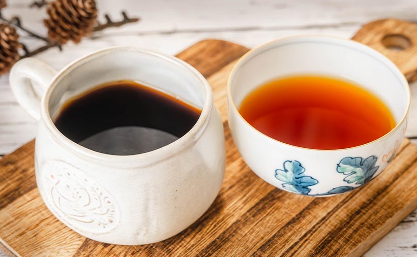 コーヒーと紅茶